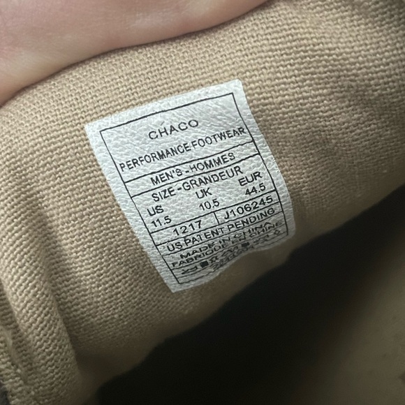 Chaco Davis Lace Up Casual Shoes Grey Size 11.5 - Picture 10 of 10